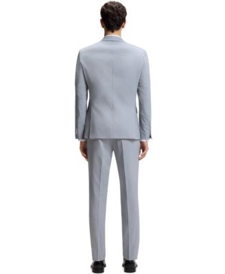 BOSS by Men's Patterned Chiffon Slim-Fit Jacket