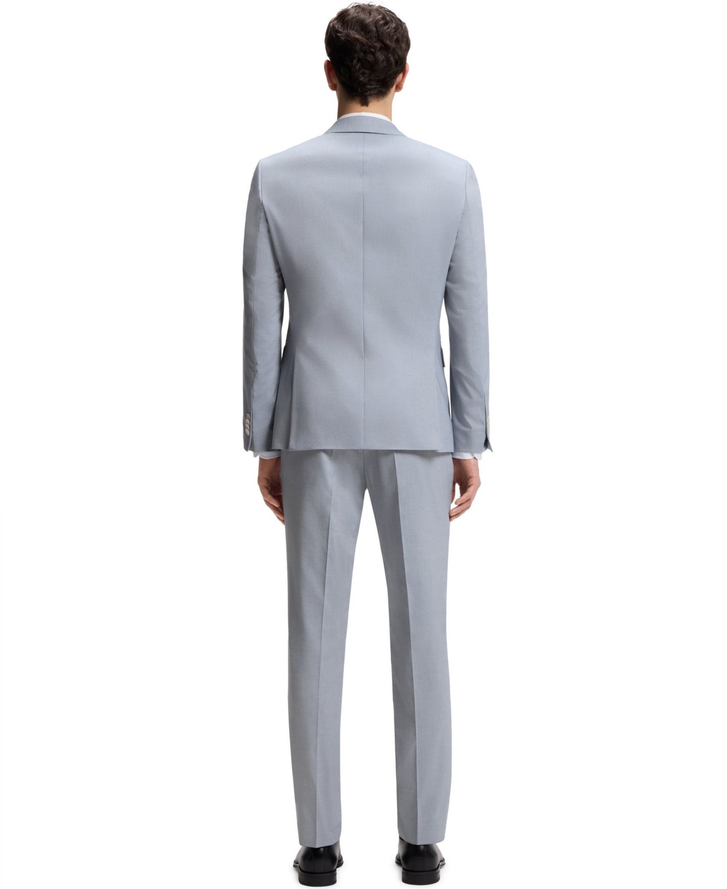 Мужская куртка Hugo Boss Patterned Chiffon Slim-Fit, цвет: Синий — фото 4