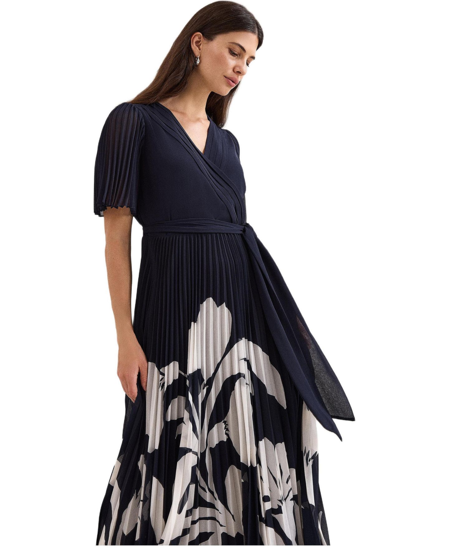 Женское платье Phase Eight Abigail Wrap, цвет: Тёмный синий — фото 4