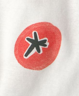 Baby Boys' Tomato Print Snap-Up Romper