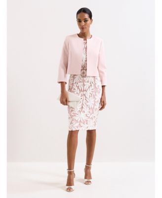 Women's Elizabeth Cropped Round Neck Jacket