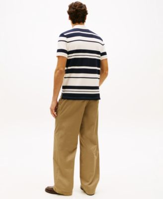 Men's Short-Sleeve Pique Badge Polo Shirt