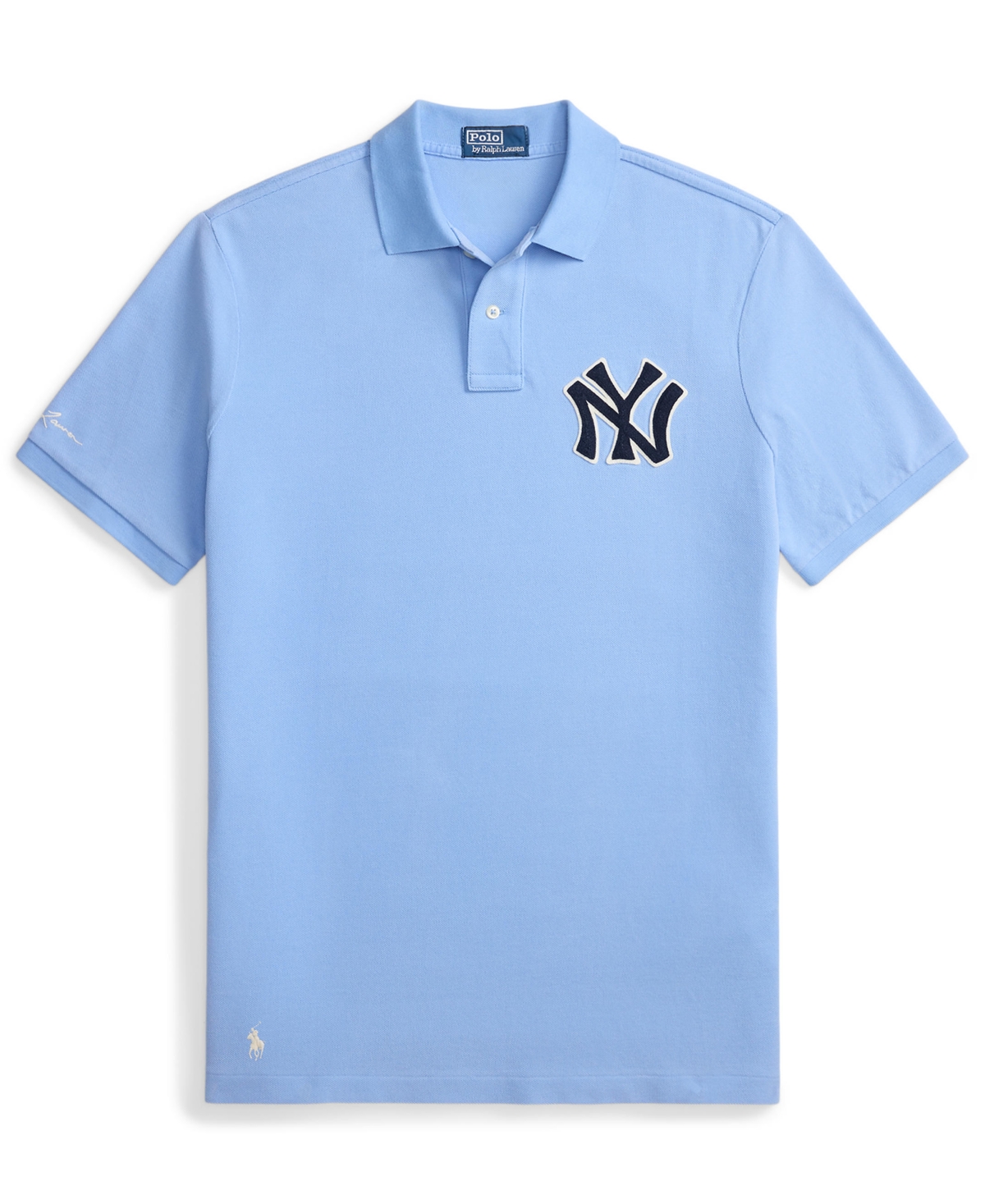 Polo Ralph Lauren Men's Yankees Logo Mesh Shirt