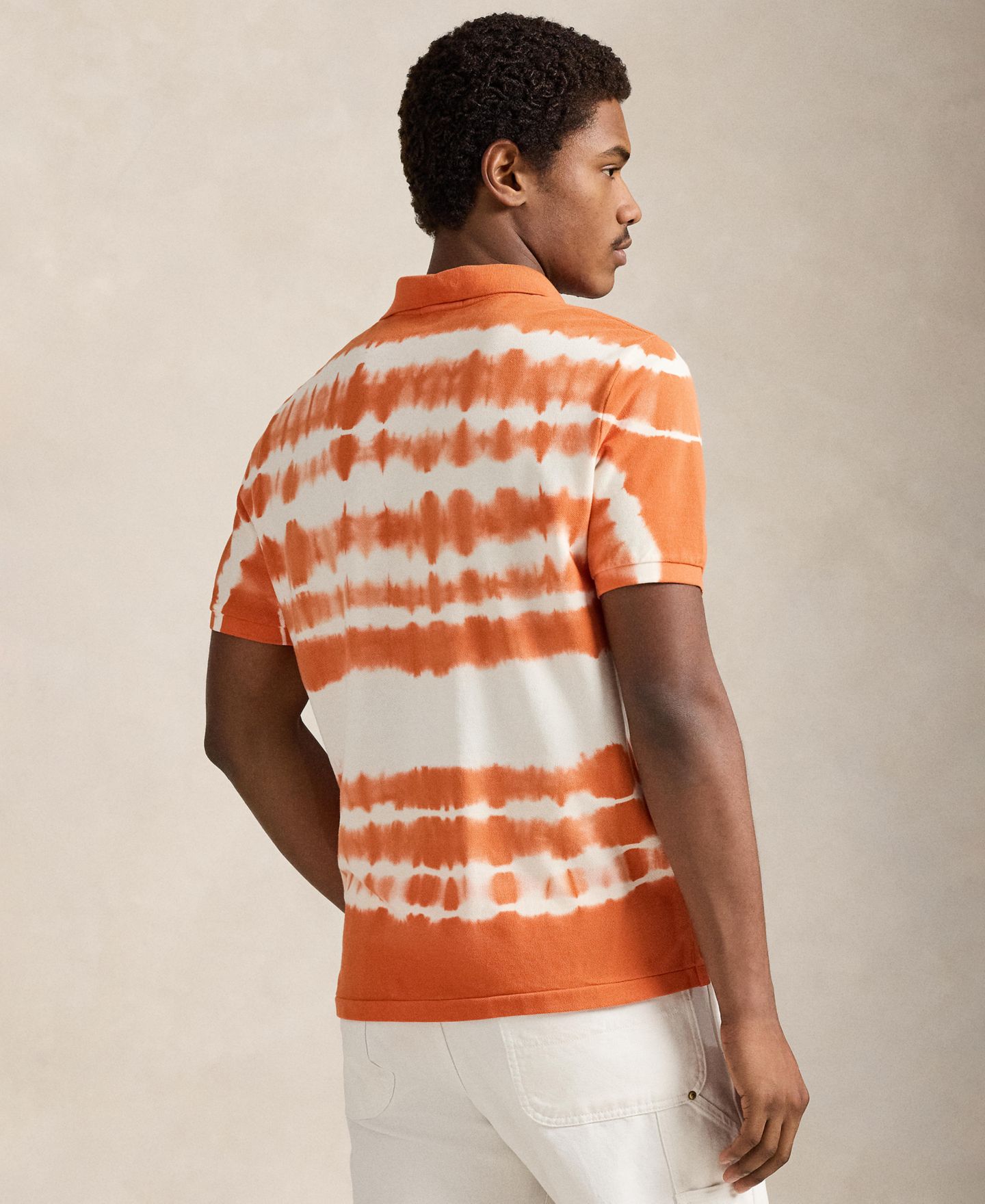 Мужское поло Polo Ralph Lauren Short-Sleeve Polo Shirt, цвет: Небесно-голубой разноцветный — фото 4