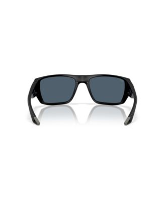 Men's Rectangle Finlet Polarized Sunglasses, 6S9118