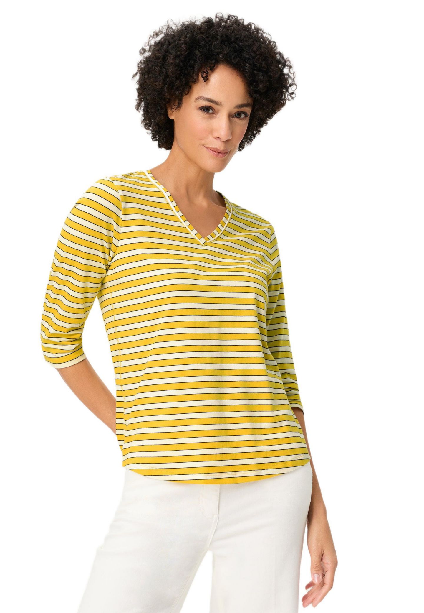 Женская футболка Olsen Striped — фото 1