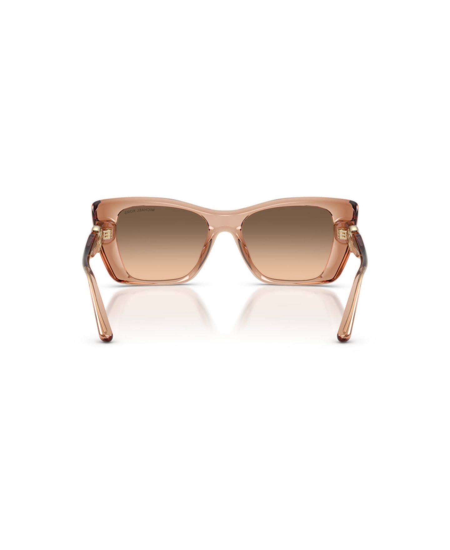 Женские солнцезащитные очки Michael Kors Sunglasses, MK2270U, цвет: Коричневый прозрачный — фото 4