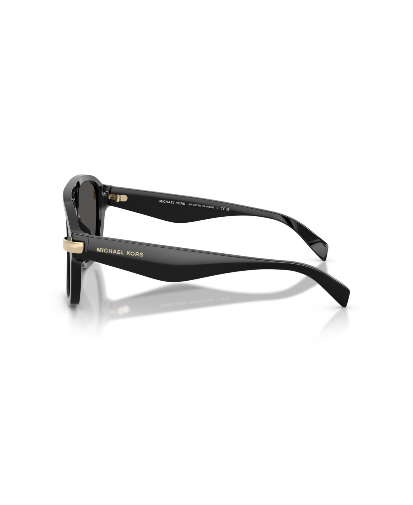 Женские солнцезащитные очки Michael Kors Sunglasses, MK2277U, цвет: Чёрный — фото 3