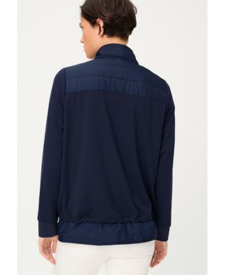 Women's Mixed Media Sweatshirt