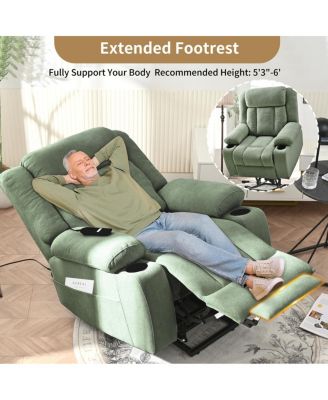 Power Lift Recliner Chair for Elderly, Fabric Lift Chairs for Living Room