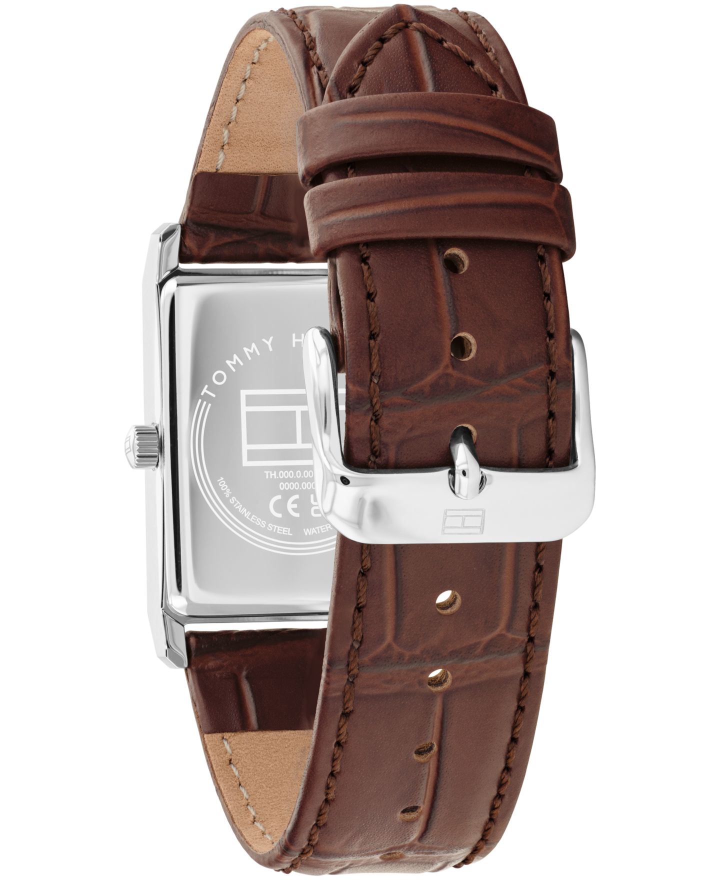 Мужские часы Tommy Hilfiger Quartz Brown Leather Watch, 25.5 mm — фото 3