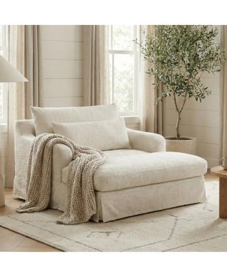 Chenille Sofa Bed, 59.5-Inch Sleeper Sofa, Loveseat.
