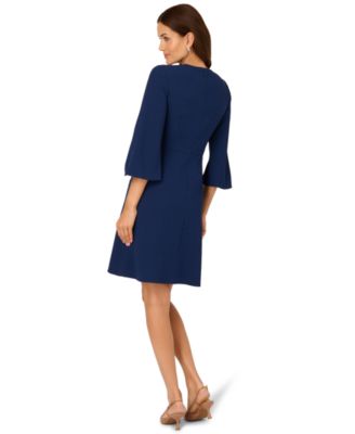 Petite Keyhole Neck Sheath Dress