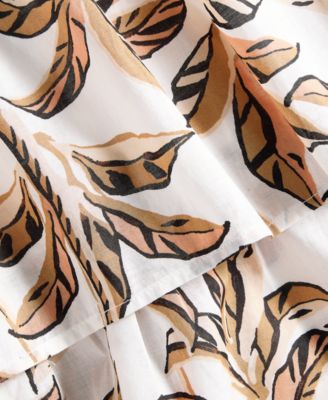 Petite Tiered Woven Dress