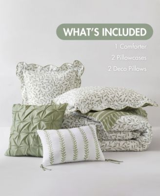Darcy Print 5-Pc. Comforter Set, Queen