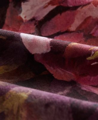 Seraphina Velvet Floral Print 4-Pc. Comforter Set, Queen