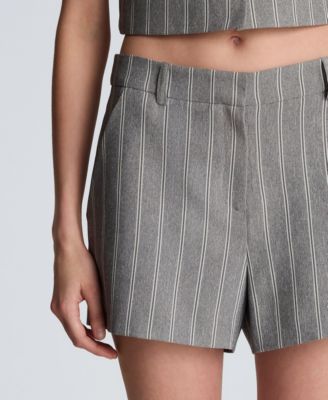 Women's Pinstripe Shorts