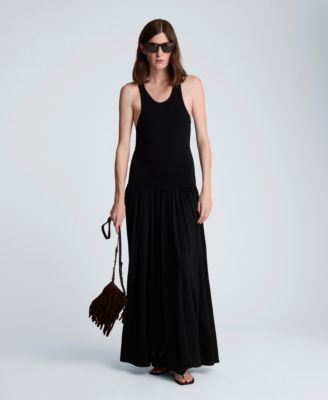 Women's Drop Waist Sweater Dress