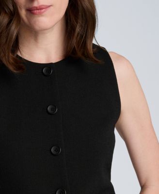 Women's Longline Crewneck Vest