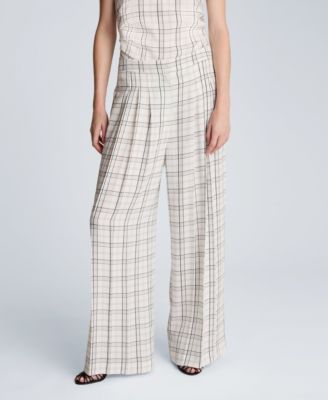 Women's Wide-Leg Triple Pleated Pants