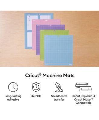 Light Grip Machine Mat - 12 in x 12 in (6 ct)