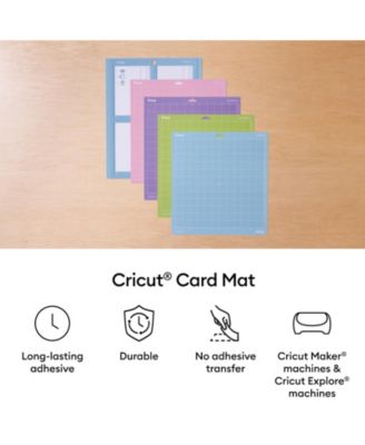2x2 Card Cutting Mat for Cricut Maker and Explore Machines, 2 Count