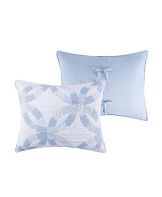 Wedding Ring Reversible 3-Pc. Coverlet Set, Full/Queen