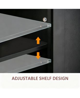 Adjustable Shelves Kitchen Cart with Drawers, Spice Rack, Towel Bar