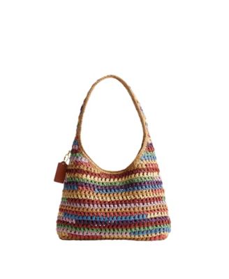 Brooklyn Small Multi Straw Shoulder Bag 28