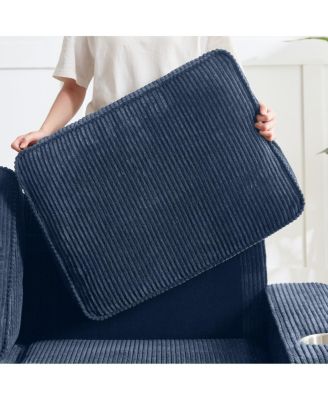 Corduroy 83.86" Modern Compressed 3-Seater Sofa for Living Room