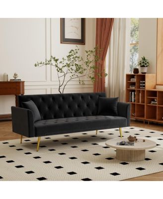 Modern 72" Foldable Sleeper Sofa