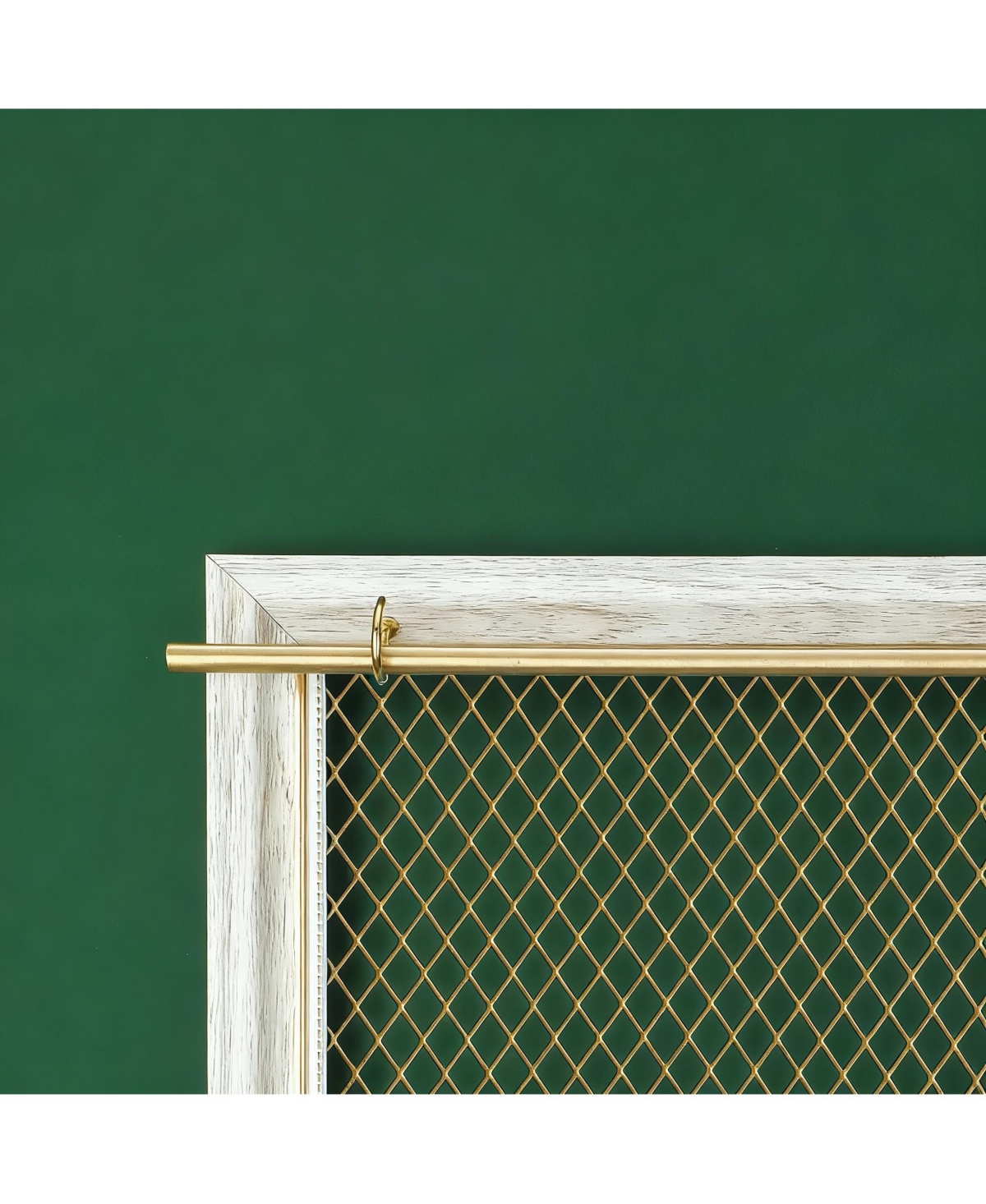 Yigii Vintage Wall Earring Wall Rack with 12 Hooks & Removable Rod