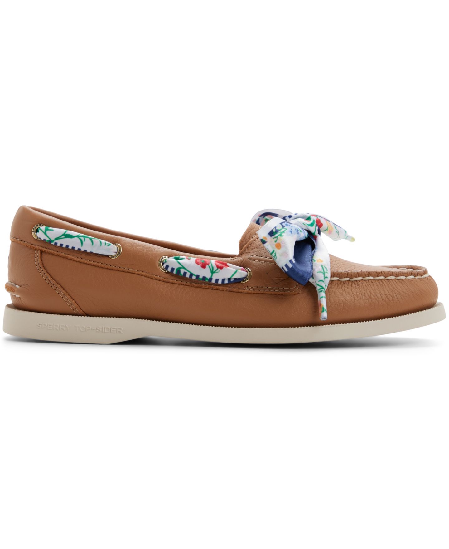 Женские туфли Sperry Authentic Original One-Eye Round Toe Boat, цвет: Рыжевато-коричневый — фото 2