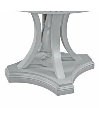 Retro Extendable Round Dining Set with 4 Chairs