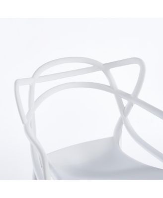 5pcs Dining Set, Metal Leg Table, Mid-Century Dining Table for 4-6 People