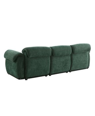 Modular Chenille Sofa with Iron Frame
