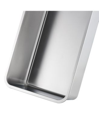 Deep 6" Odor-Free Cat Litter Box with Filter Mat & Foot Scraper