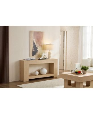  Rustic Rectangular Wooden Coffee/Entryway Table