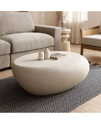 Fiberglass Rocks Coffee Table - No Assembly Required