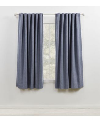 Sallie Total Blackout, Back Tab and Rod Pocket Single Curtain Panel