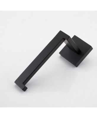 8 - Piece Bathroom Hardware Set, Stainless Steel Bath Towel Holder, Square Wall Mounted Towel Rack, Matte Black Towel Bar for Bathroom