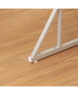 47"-63" Expandable Dining Table Extendable Kitchen Table Distressed