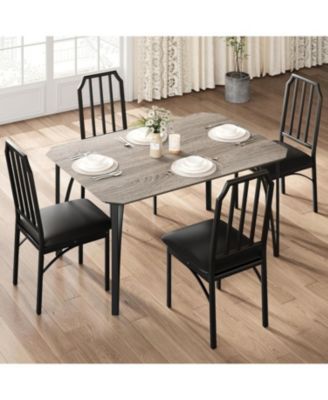 Dining Room Table Set for 4 Kitchen Table and Chairs Table and Chairs Dining Table with Chairs for Kitchen Dining Room Apartment Breakfast Nook
