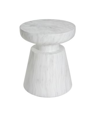 Streamdale Outdoor Ponti Travertine Side Table