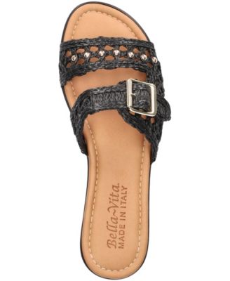 Women's Bar-Italy Slip-On Wedge Sandals