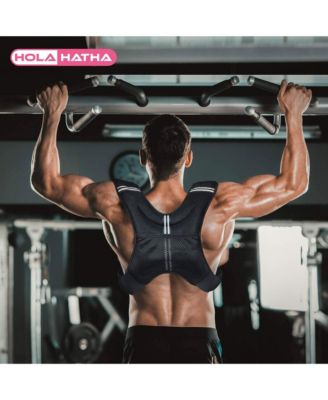 Weighted Vest for Running with Reflective Stripes and Elastic Straps