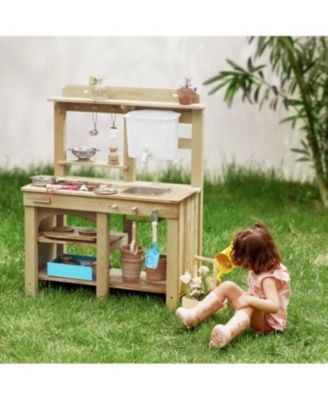Mud Kitchen - DuoPlay Outdoor Play Kitchen for Kids