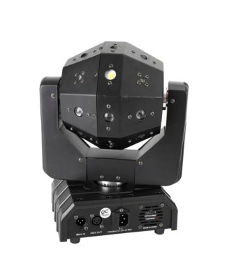 120W RGBW LED Moving Head Stage Light with Laser, Strobe, DMX512 and Sound Control