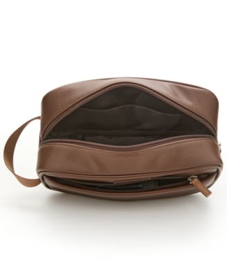 Men's Classic Pebble Textured Shave Kit Bag