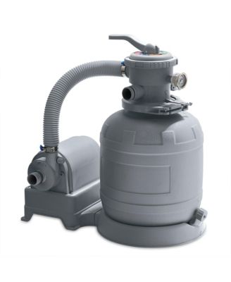 12 Inch Sand Filter Pump for Above Ground Pools, 1600 GPH Flow Rate